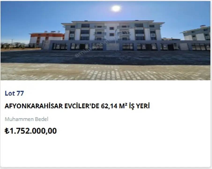 TOKİ 7 İlde 26 İş Yerini Yeniden Satışa Çıkarıyor! Açık Artırmada İkinci Tur Eylülde 6